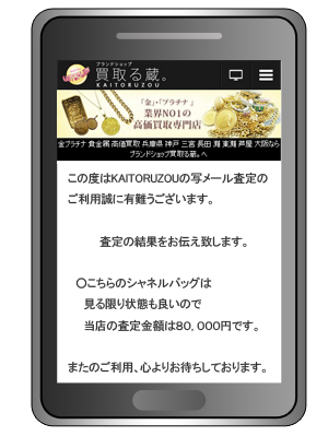 結果メール・お問合せ画像１