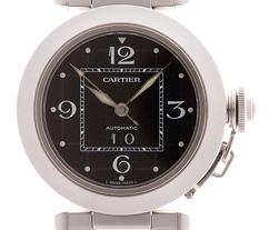 カルティエ パシャC ビッグデイト ブラック